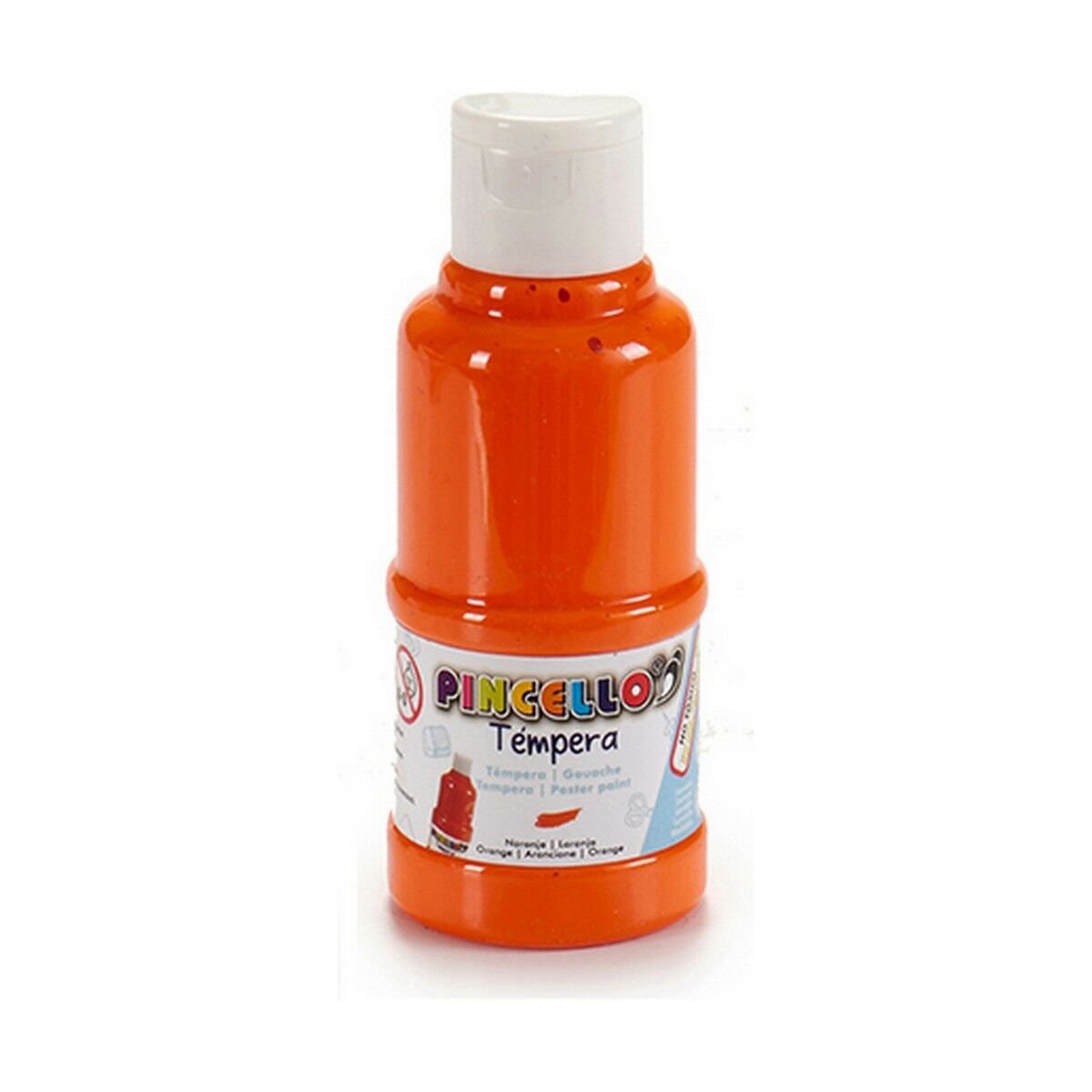 tempera-pincello-orange-120-ml-12-units-craftyzenith
